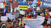 Europa sacudida por las protestas contra la OTAN y la negativa a enviar armas a Ucrania