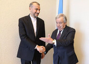 Амир Абдоллахиян встретился с Генеральным секретарем Организации Объединенных Наций