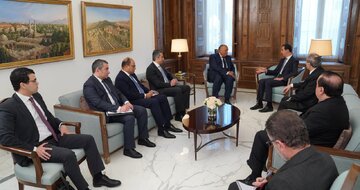 وزیر خارجه مصر با رئیس جمهور سوریه دیدار کرد
