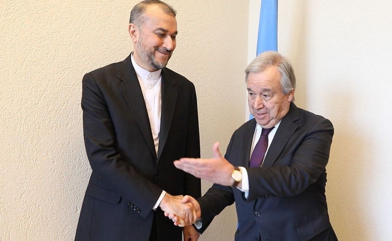 Amirabdollahian, Guterres talk on JCPOA