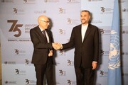El canciller iraní se reúne con el Alto Comisionado de la ONU para los Derechos Humanos