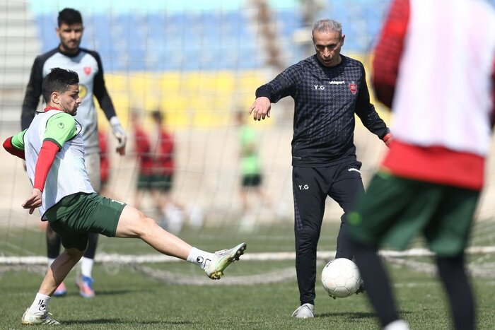 گل‌محمدی در تمرین پرسپولیس پا به توپ شد