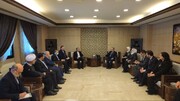 دیدار هیات پارلمانی ایران با فیصل المقداد