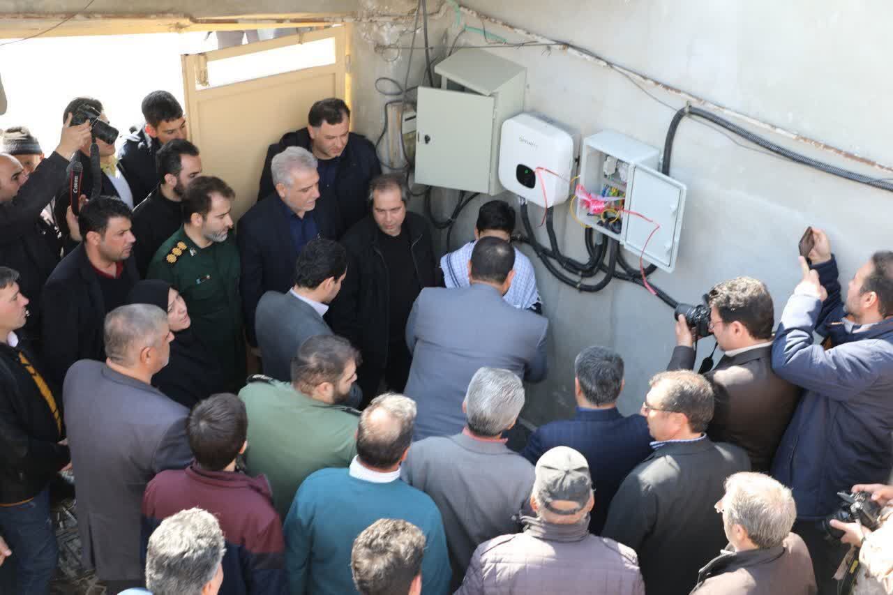  بهره‌برداری از ۲ هزار پنل خورشیدی پنج کیلوواتی در آذربایجان‌شرقی آغاز شد
