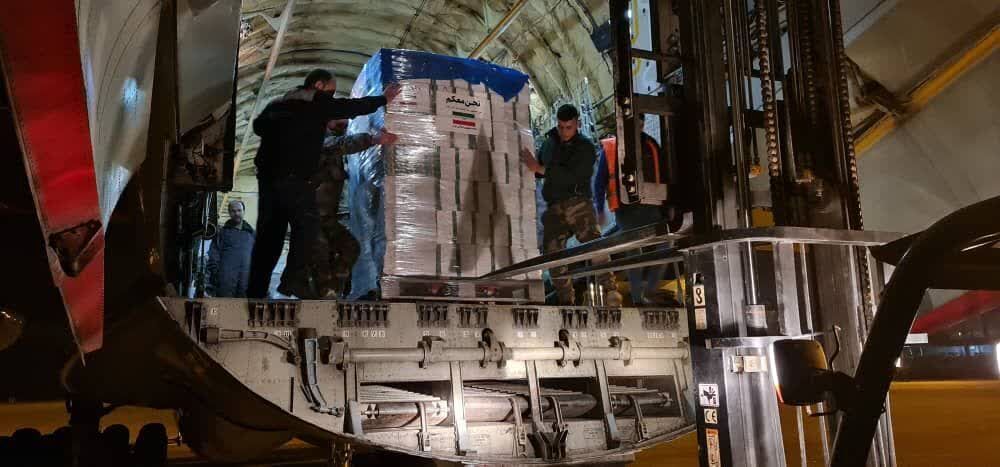El 14º avión de ayuda humanitaria de Irán llega a Siria