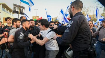 اردوکشی خیابانی هواداران نتانیاهو/تشدید گسست در رژیم صهیونیستی