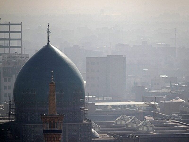 سومین روز آلودگی هوا برای کلانشهر مشهد ثبت شد