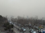 آسمان زنجان غبارآلود است