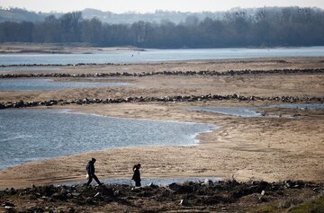 La sécheresse frappe la Loire, le fleuve le plus long de la France