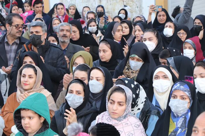 سنگ‌تمام منتظران ظهور در ملایر همزمان با جشن نیمه شعبان+فیلم