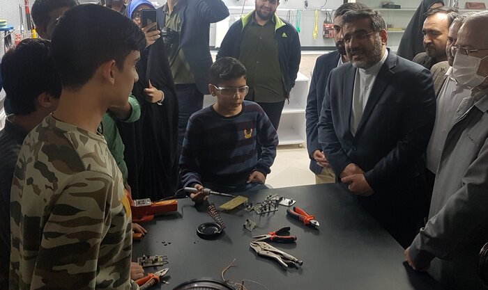 دوازدهمین کتابخانه مرکزی کشور با حضور وزیر ارشاد در قم افتتاح شد