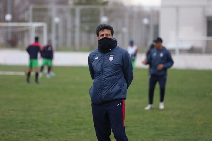 تمرین تیم فوتبال جوانان با آخرین نکات تاکتیکی مرفاوی انجام شد