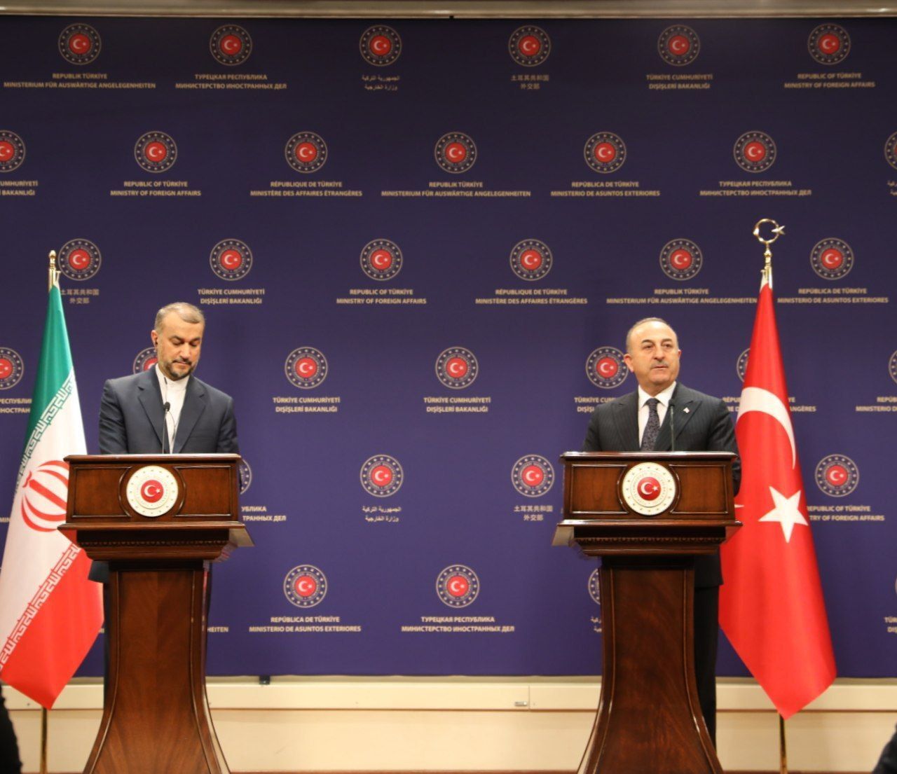 ترک وزیر خارجہ مستقبل قریب میں تہران کا دورہ کریں گے