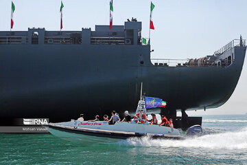 Oceangoing warship joins IRGC navy fleet