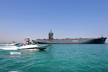 Oceangoing warship joins IRGC navy fleet