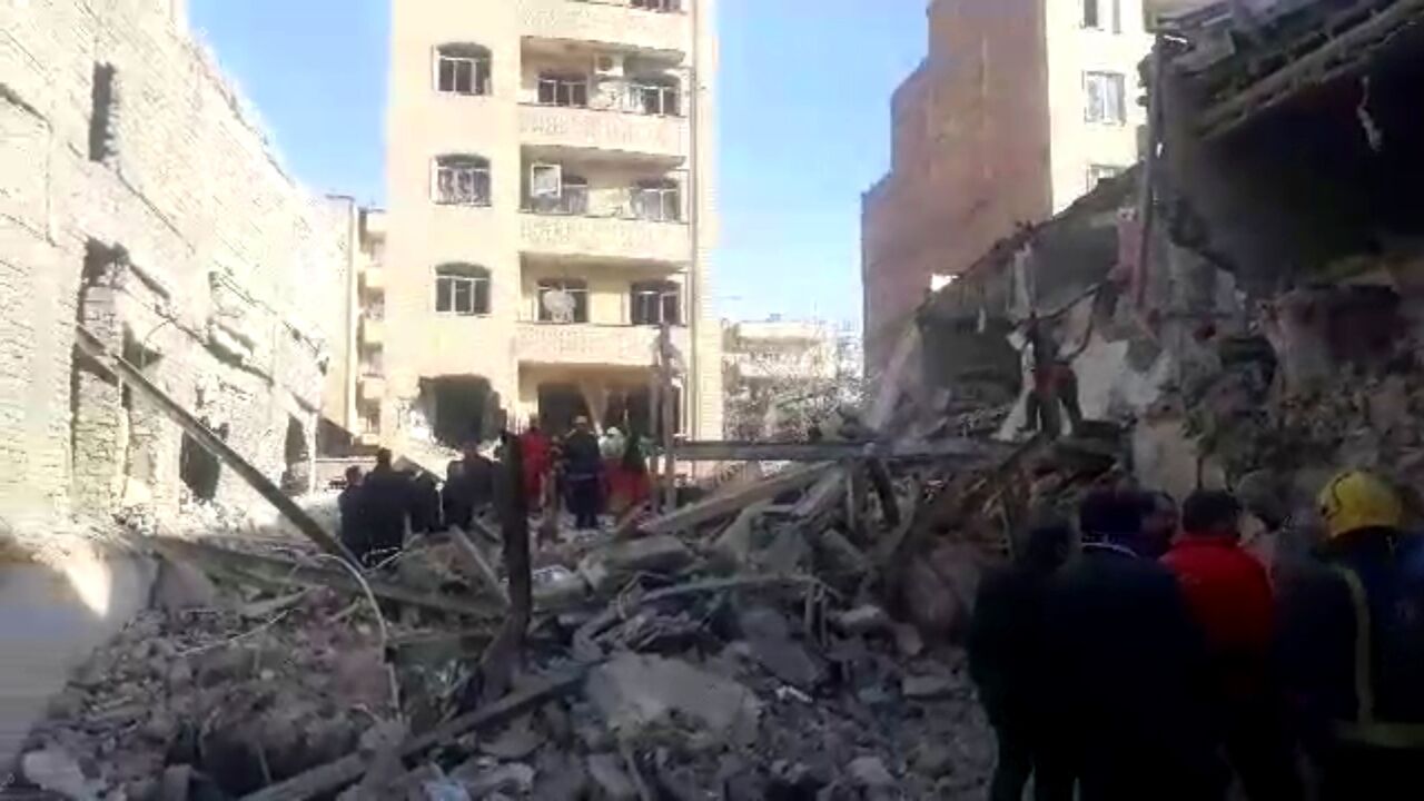 علت حادثه تخریب منازل مسکونی در تبریز انفجار مواد محترقه اعلام شد