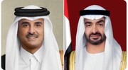 گفت وگوی تلفنی رئیس امارات و امیر قطر درباره تحولات منطقه