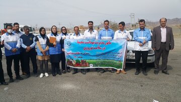 مانور طرح سلامت نوروزی در تربت‌حیدریه با هدف کمک به مسافران و زائران برگزار شد