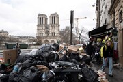 ادامه اعتصابات ضد دولتی در فرانسه / بوی تعفن هزاران تن زباله پاریس را فرا گرفت