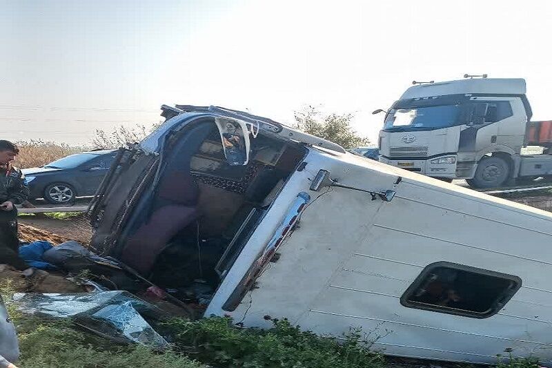 هفت نفر در واژگونی خودرو زائران ایرانی در مرز زرباطیه جان باختند