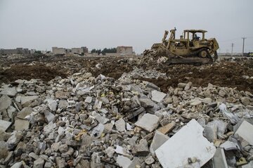 بهره‌برداری از ۲ واحد بازیافت نخاله‌های ساختمانی در تهران/تعیین تکلیف ۸۰۰ تن آزبست در گمرک