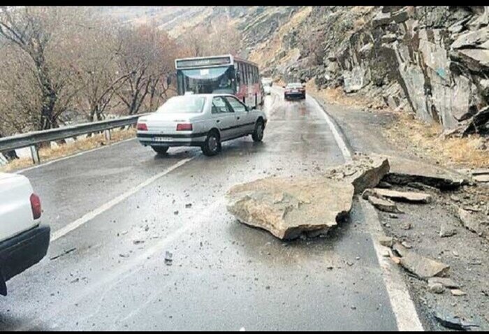 بارندگی شدید باران در کندوان/ سقوط سنگ از ارتفاعات محتمل است