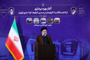 Iranian president inaugurates major subway projects in Tehran