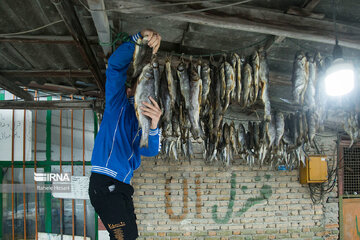 Fishmongers in Iran’s Bandar Torkaman