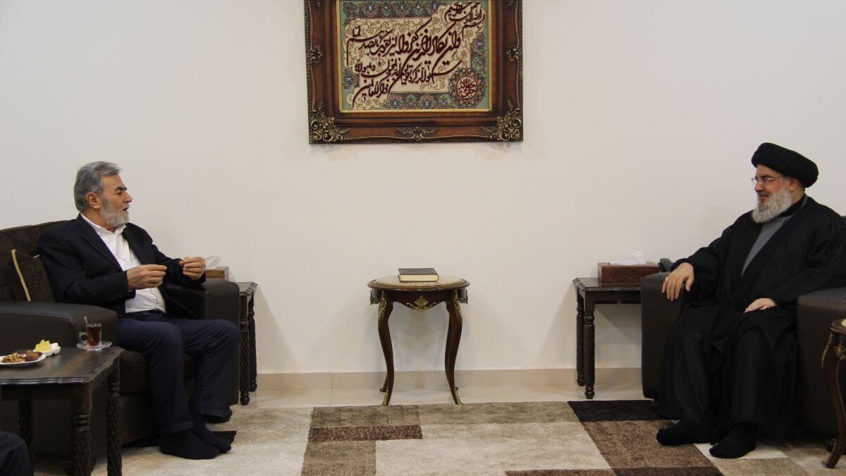 دیدار دبیرکل حزب‌الله با زیاد النخاله