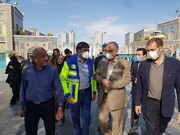 وزیر بهداشت از پایگاههای اورژانس ۱۱۵ پیرامون حرم مطهر رضوی بازدید کرد