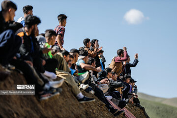 Village Football Tournament match in Iran's Kordestan