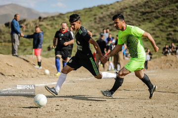 Village Football Tournament match in Iran's Kordestan