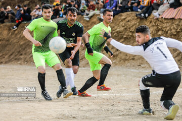 Village Football Tournament match in Iran's Kordestan