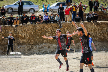 Village Football Tournament match in Iran's Kordestan