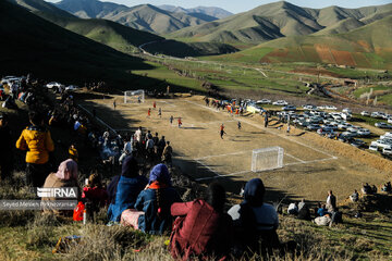 Village Football Tournament match in Iran's Kordestan