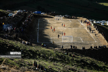 Village Football Tournament match in Iran's Kordestan