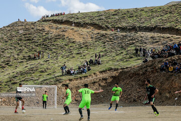 Village Football Tournament match in Iran's Kordestan