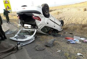 تصادف در جاده‌های زنجان ۲ کشته برجا گذاشت