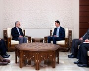 رئيس المجلس الاستراتيجي للعلاقات الخارجية الإیراني یلتقي بشار الأسد