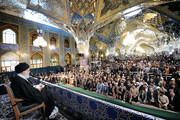 Imam Reza (AS) pilgrims eager for Nowruz meeting with Supreme Leader