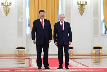مذاکرات گسترده پوتین و شی جین پینگ در کرملین آغاز شد