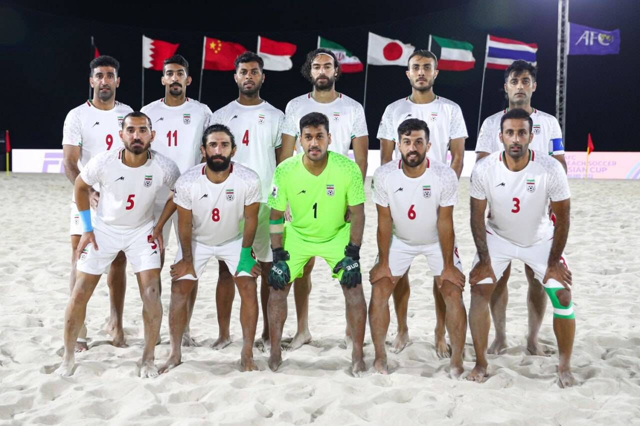 Iran names squad for 2025 Beach Soccer World Cup