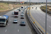تردد در جاده‌های اصفهان افزایش یافت