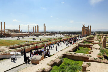 Nowruz tourism in Persepolis