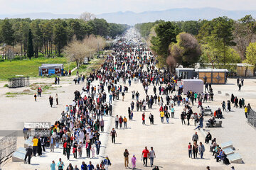 Nowruz tourism in Persepolis