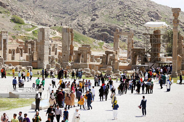 Nowruz tourism in Persepolis