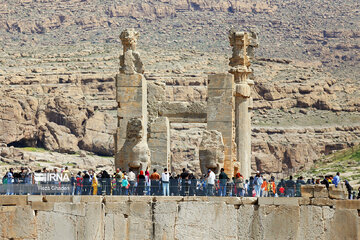 Nowruz tourism in Persepolis