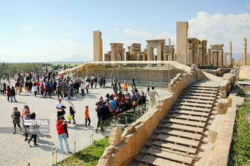 Nowruz tourism in Persepolis