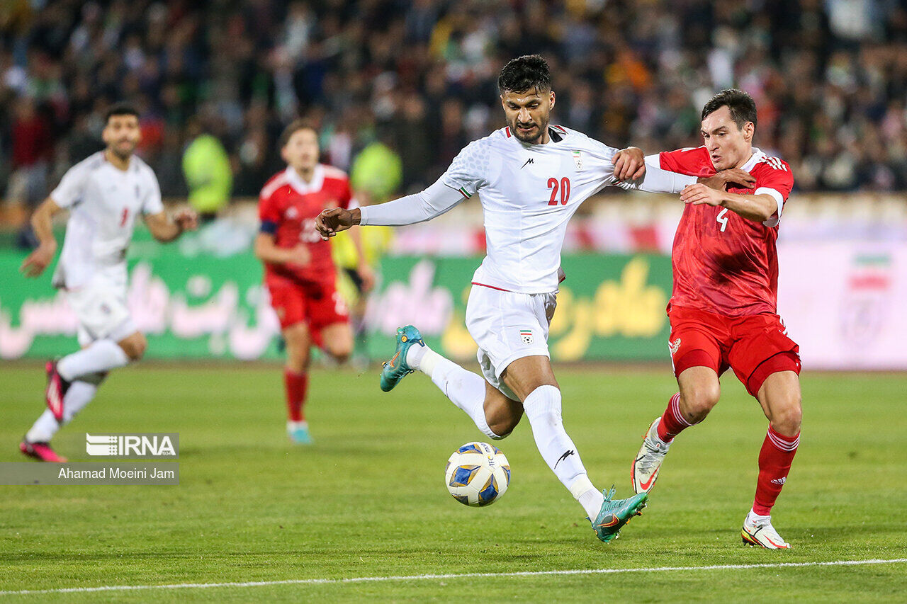 ايران وروسيا تتعادلان وديا 1-1