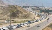 فیلم | ترافیک خروجی دالکی بوشهر به کنارتخته فارس